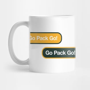 Go Pack Go Text Message Mug